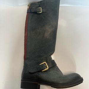 Steve Madden Lindley Leather Moto Boots